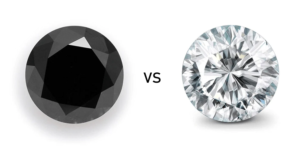 Black Diamonds vs. White Lab-Grown Diamonds: A Dazzling Comparison