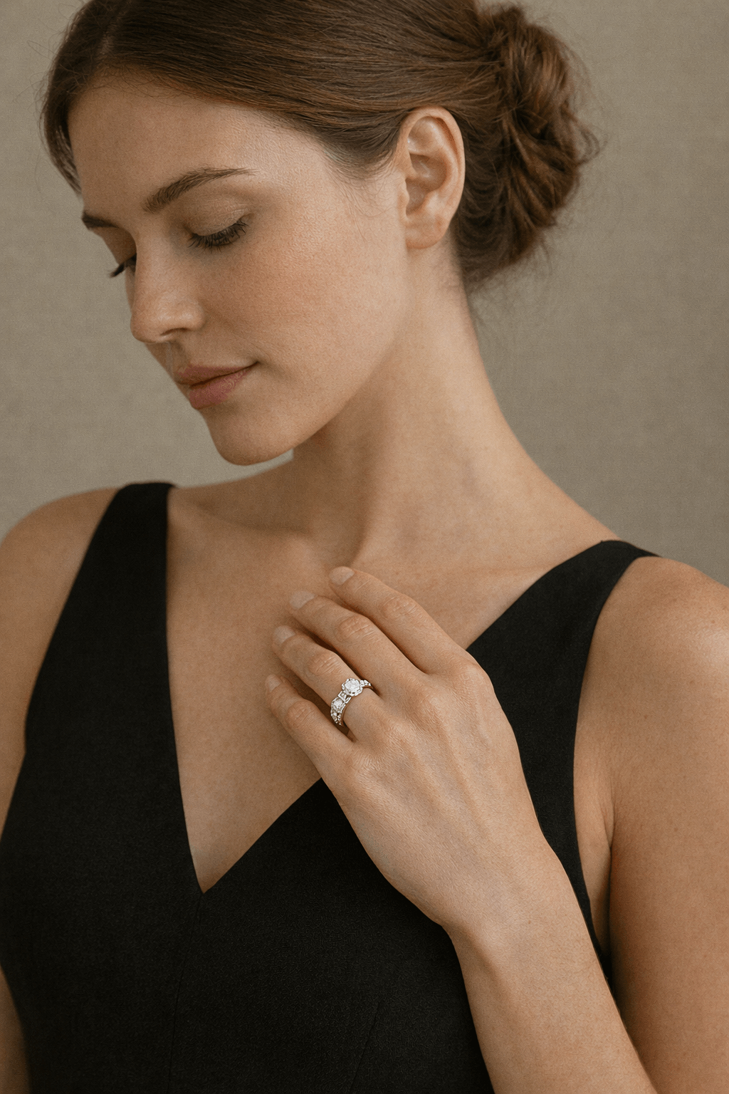 Elegant Lab Grown Diamond Band Wedding Rings in Dubai